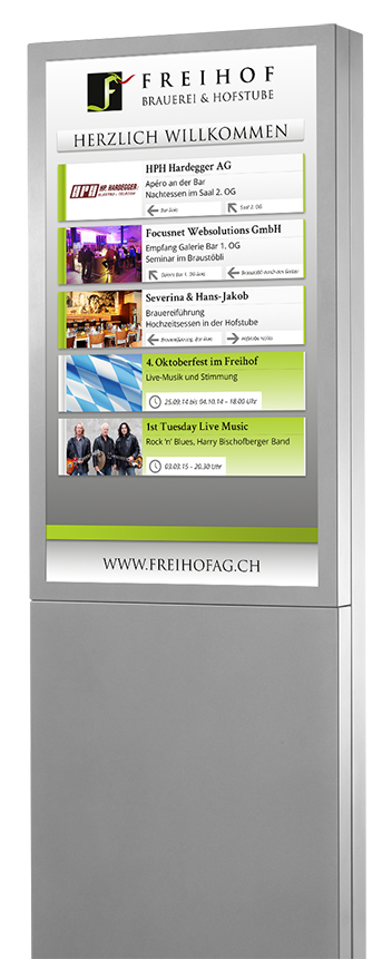 Beispiel Infodisplay